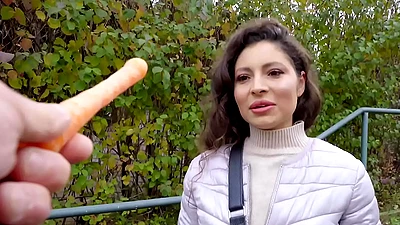 Public Agent Big tits Helina Dream big penis public blowjob and POV sex