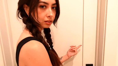 My BIG TITTY NEIGHBOR caught me spying, now I have to pay the price - Chloe Surreal