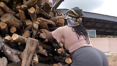 wood pile