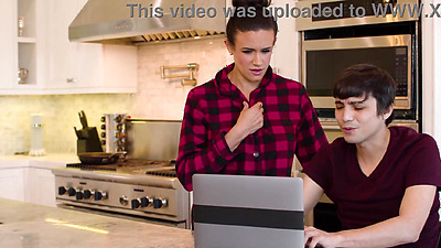 Sexy stepmom had a dream with her stepson and told him about it eventually