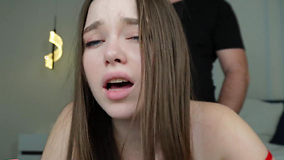 Naughty naive student came to her first porn castings
