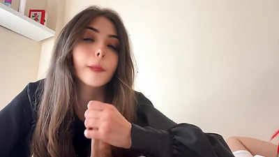 FUCKING AFTER A HANDJOB WITH STEPDAUGHTER