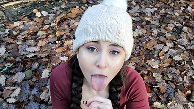 ✰ Emily Hill - Forest Fun | Dildo Blowjob, Flashing, Riding and more ????✰
