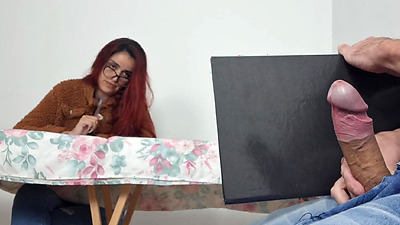 Risky masturbation for serious teacher