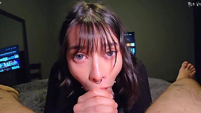 Hermanastro me Enseña como Chuparsela a mi Novio - Meg Vicious y BobBigTula