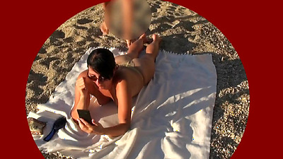 Mass fuck on the hotel beach! Free fuck for EVERYONE!