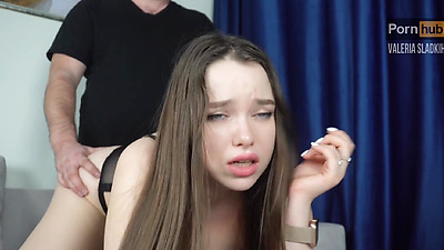 Stepsister teaches how to make money making porn. Fucked Valeria Sladkih