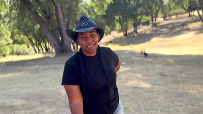 Sexy Cowgirl Visits A Man About A Horse