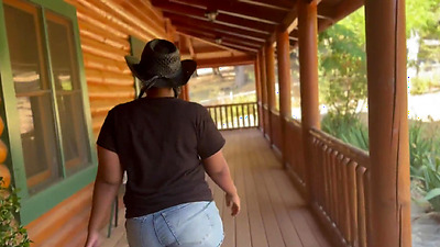 Sexy Cowgirl Visits A Man About A Horse