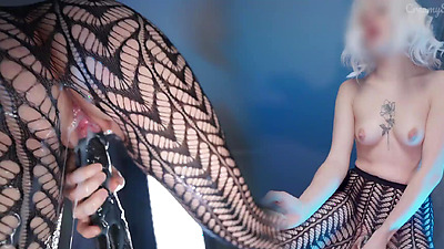 Petite Blonde Takes BBC Like A Pro. Fake Cum Creampie