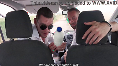 Milky bus with Anna de Ville, 5on1, ATM, Balls Deep, DAP, Deepthroat, Milk Stuff, Rough Sex, Big Gapes, ButtRose, Cocktail/Drink/Shower, Cum in Mouth, Swallow GIO2871