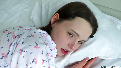 Deprivation Vaginal Virginity of 18yo Beautiful and First Anal with her StepDad VG377