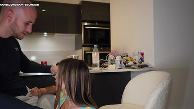 HOMEWERCKER - I seduce my sister's husband while she's cooking dinner ( English subtitles )