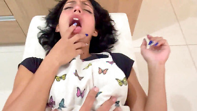 I help my little stepsister with her cooking classes and we end up fucking really nice and hard. H.L.