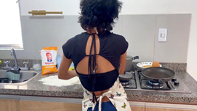 I help my little stepsister with her cooking classes and we end up fucking really nice and hard. H.L.