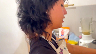 I help my little stepsister with her cooking classes and we end up fucking really nice and hard. H.L.