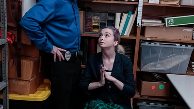 Officer Demands the Teen to Suck His Dick to Be Able to Leave the Store - Fuckthief