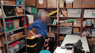 The Teen Is Put Through the Usual Shoplifter Treatment - Fuckthief