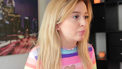 Petite teen Lexi Lore facesitted by tattooed Brenna McKenna