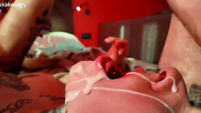 teen hates cum but needs the big dicks