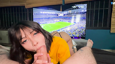 My girlfriend's best friend is Colombian - Copa America - Happy Ending
