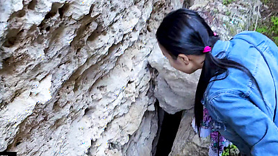 Public Sex In A Cave With Thai MILF Bitch Who Is Truly Insatiable