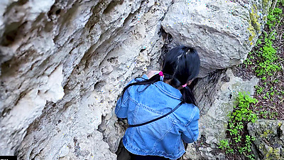 Public Sex In A Cave With Thai MILF Bitch Who Is Truly Insatiable