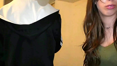 A Friend Caught Us Fucking With A Beautiful Babe And Even Takes A DP!!!