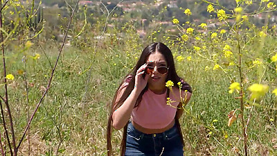 Petite Hiker Railed By Huge Dicked Hero - Madison Wilde - Dogfart