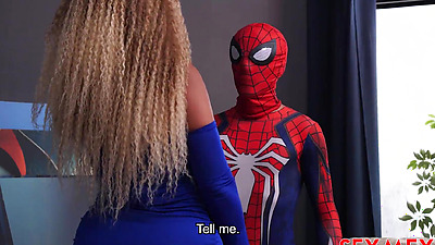 SEXMEX - PUNISHED BY SPIDERMAN . CARLA MORELLI