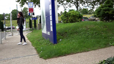 Katy Rose decides to fuck with 2 strangers she met on the street because her boyfriend is cheating