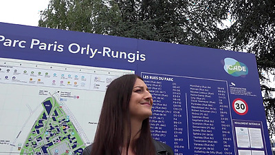 Katy Rose decides to fuck with 2 strangers she met on the street because her boyfriend is cheating