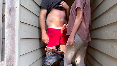 NEIGHBORS HUSBAND takes a break from mowing the lawn to TAKE ME from behind. Part 1