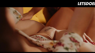 Beautiful StepSisters Mary Kalisy and Aruna Aghora End Up Having Intense Lesbian Sex! - A BABE KNOWS