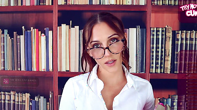 This student will do whatever it takes to get a passing grade from her teacher. TRY NOT TO CUM