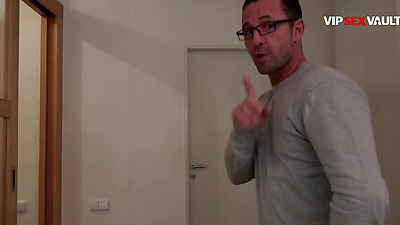 Blonde Chick Lucy Shine Jizzed On Her Tits After Hardcore Anal Sex - VIP SEX VAULT