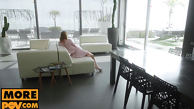 Glamour chick Mary Popiense lures you in for hot sex