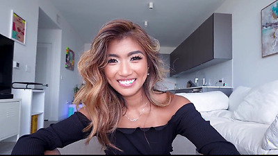 Little Asian Teen Step Daughter Sex With step Dad While step Mom Showers POV - Clara Trinity, Ike Diezel