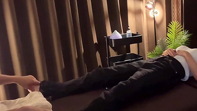 Horny Japanese Teen had Hot Real Oil Massage With Sex Surprise