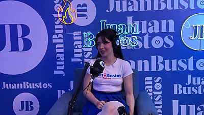 Soifiee Cooper, petite white chick addicted to threesomes, cums while telling her fantasies and Juan Bustos Podcast