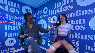 Soifiee Cooper, petite white chick addicted to threesomes, cums while telling her fantasies and Juan Bustos Podcast