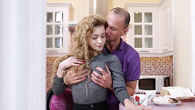 Blonde Beauty Sonia Sweet Shows Off Her Blowjob Skills