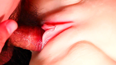 Feel the moisture of a beautiful woman's vagina