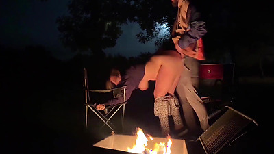 Using My Pussy at Public Camp! Trying to get CAUGHT!