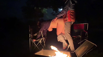 Using My Pussy at Public Camp! Trying to get CAUGHT!