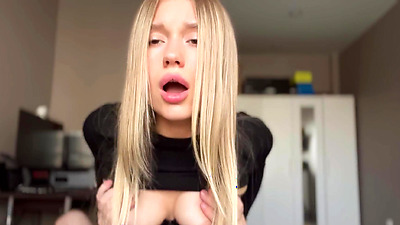 Only Sex Can Distract a Young Student From The Phone.