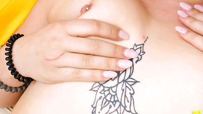 Russian model shows her sexy body