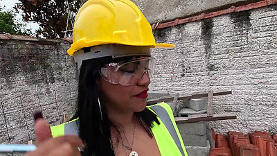 He went to inspect the work and imagined the bricklayers fucking his pussy