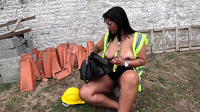 He went to inspect the work and imagined the bricklayers fucking his pussy