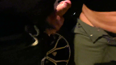 HOOKED up with PEEING chick on PARKING after CONCERT, PUBLIC FUCK!